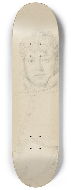 Jean Auguste Dominique Ingres - Auguste-Jean-Marie Gunepin II 8.25 inch art skate deck