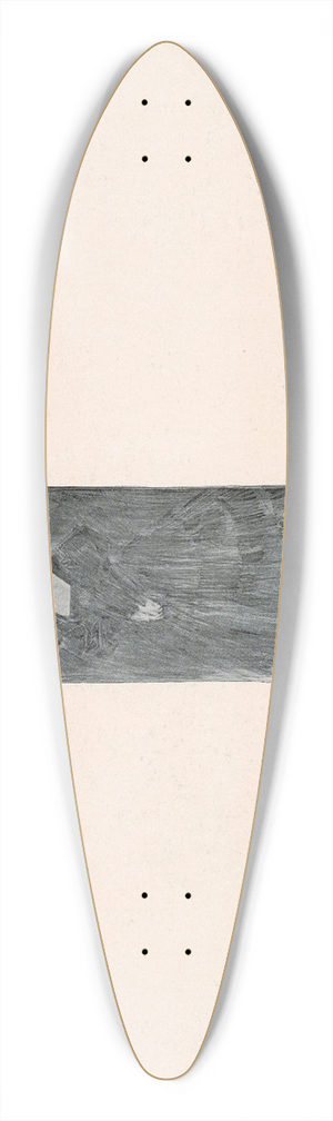 Charles Dana Gibson - Untitled 39.3 inch art pintail longboard deck