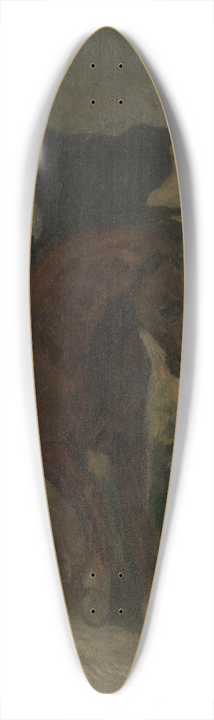 Charles de Groux - Viaticum 39.3 inch art pintail longboard deck