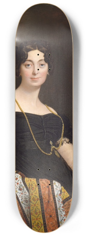 Jean Auguste Dominique Ingres - Madame Jacques-Louis Leblanc (Franoise Poncelle) 8.25 inch art skate deck
