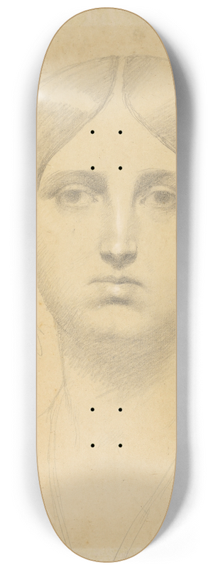 Jean Auguste Dominique Ingres - Madame Moitessier 8.25 inch art skate deck