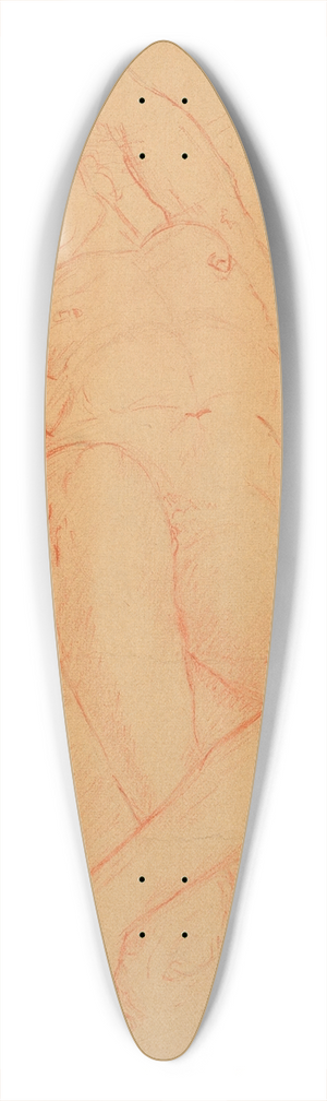 Charles Despiau - Nu allong 39.3 inch art pintail longboard deck