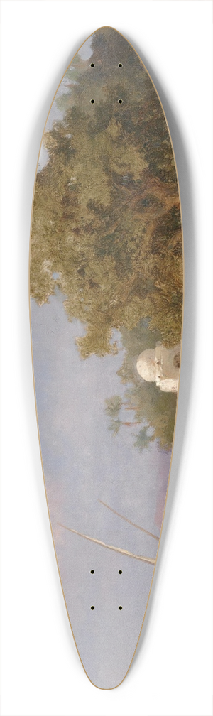 Charles de Tournemine - Les Bords Du Nil 39.3 inch art pintail longboard deck