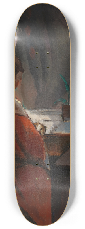 Alvar Cawn - At the window 8.25 inch art skate deck Alvar Cawn - At the window 8.25 inch art skate deck