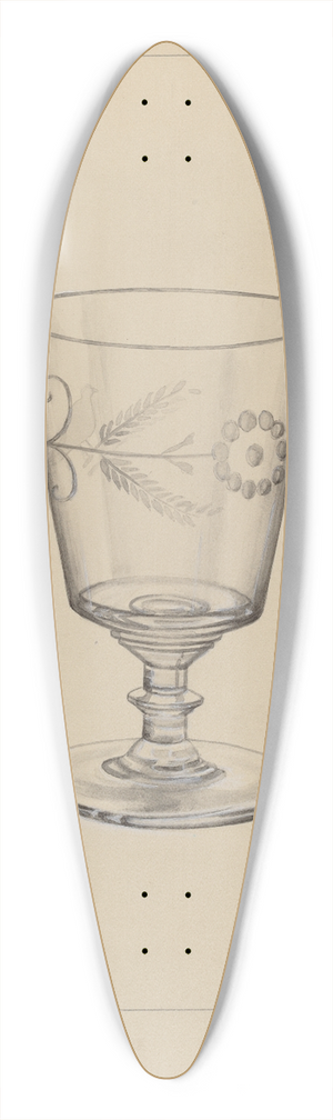 Charles Garjian - Goblet 39.3 inch art pintail longboard deck