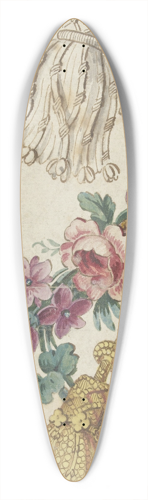 Charles Germain de Saint-Aubin - Design for an Embroidered Border 39.3 inch art pintail longboard deck