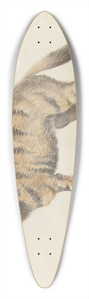Charles Hamilton Smith - Aardwolf 39.3 inch art pintail longboard deck