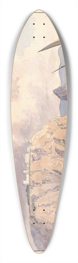 Charles Hamilton Smith - Cape St. Vincent 39.3 inch art pintail longboard deck