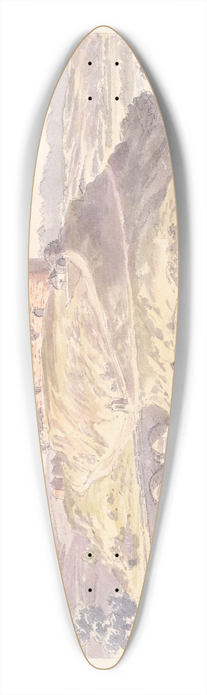Charles Hamilton Smith - Sabugal 39.3 inch art pintail longboard deck