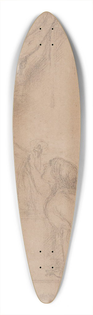 Charles Haslewood Shannon - The Wall Cupboard 39.3 inch art pintail longboard deck