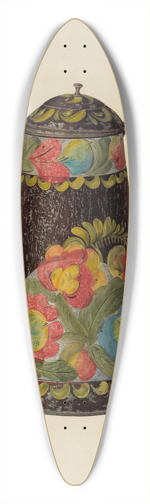 Charles Henning - Toleware Coffee Pot 39.3 inch art pintail longboard deck