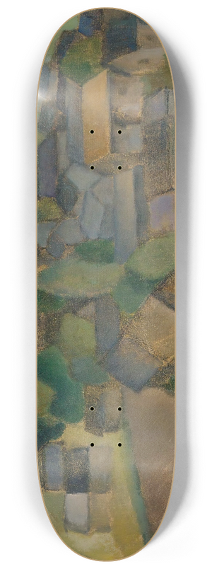 Alvar Cawn - Landscape from France 8.25 inch art skate deck