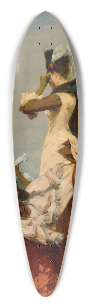 Charles Hermans - Ils Sont Partis! 39.3 inch art pintail longboard deck