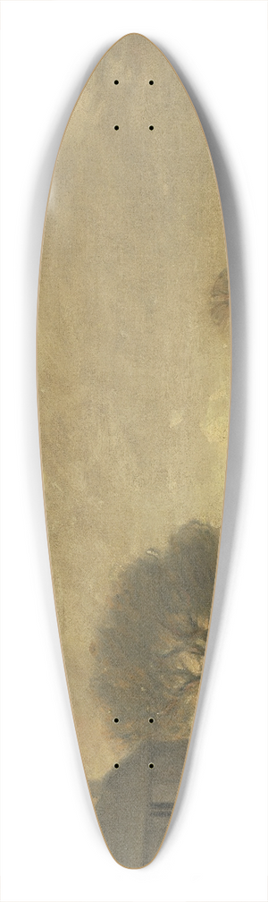 Charles Holmes - The garden wall 39.3 inch art pintail longboard deck