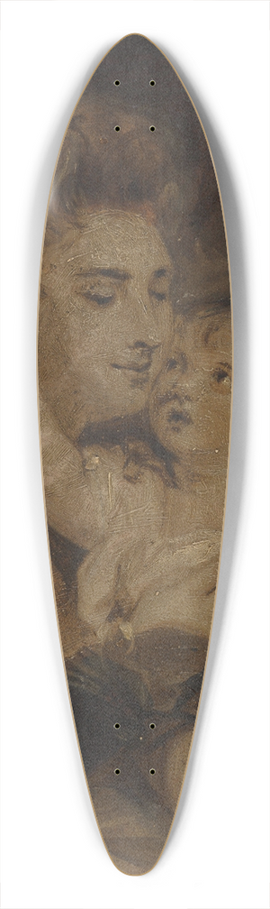 Charles Howard Hodges - Lady Dashwood and Her Son 39.3 inch art pintail longboard deck
