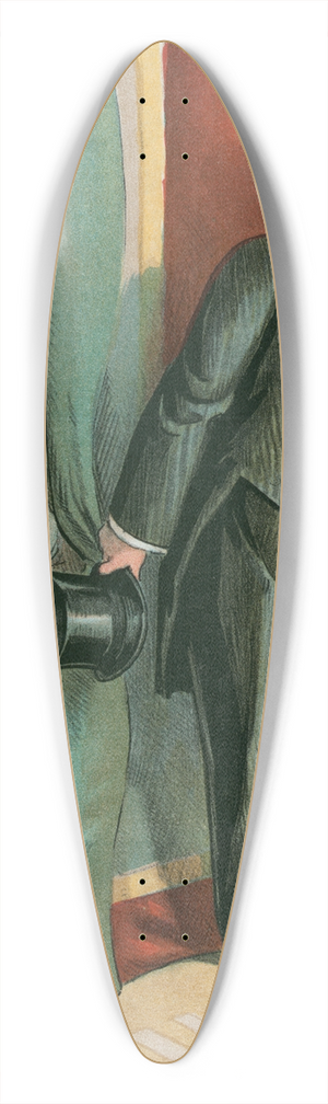 Charles Jay Taylor - Another delay 39.3 inch art pintail longboard deck