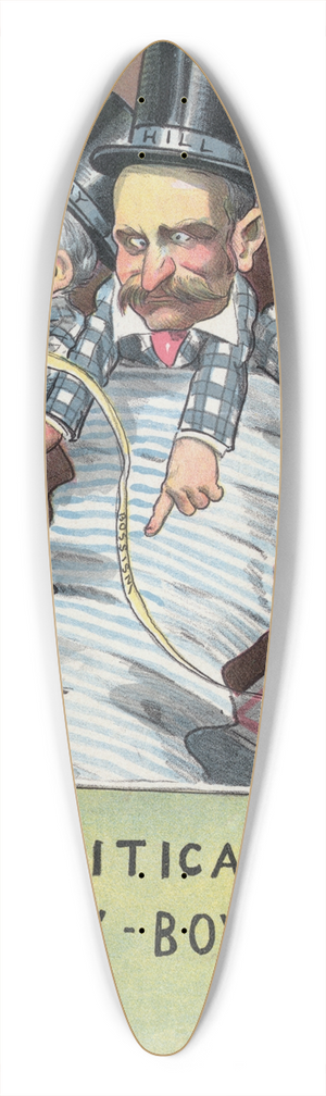 Charles Jay Taylor - Up they come again! 39.3 inch art pintail longboard deck