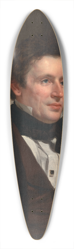 Charles Loring Elliott - James C. McGuire 39.3 inch art pintail longboard deck