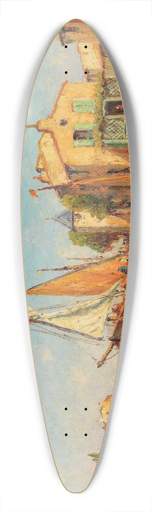 Charles Malfroy - tang de Berre 39.3 inch art pintail longboard deck