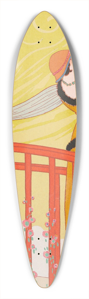 Charles Martin - La Passerelle 39.3 inch art pintail longboard deck