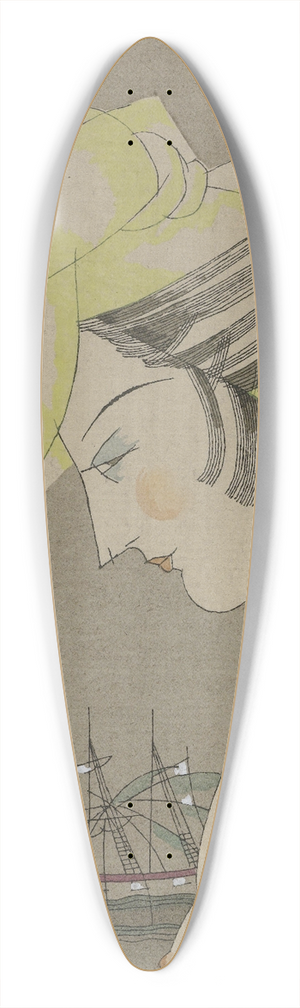 Charles Martin - Le madras jaune ; Coiffure pour le soir 39.3 inch art pintail longboard deck