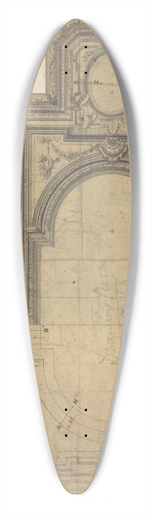 Charles Monblond - Designs for Ceiling 39.3 inch art pintail longboard deck