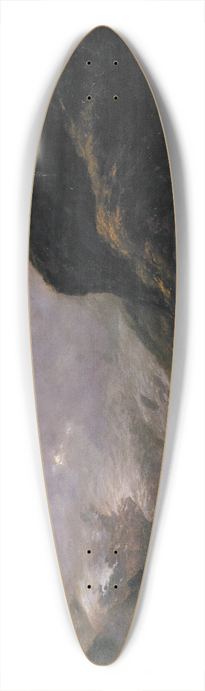 Charles Nathaniel Worsley - Mt. Sefton, from Hermitage 39.3 inch art pintail longboard deck