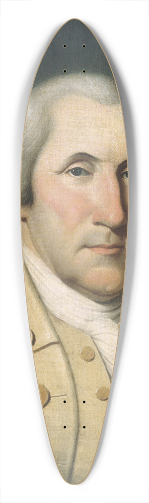Charles Peale Polk - George Washington 39.3 inch art pintail longboard deck