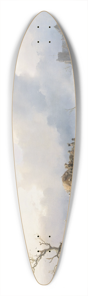 Charles Rochussen - Return from the Hunt 39.3 inch art pintail longboard deck