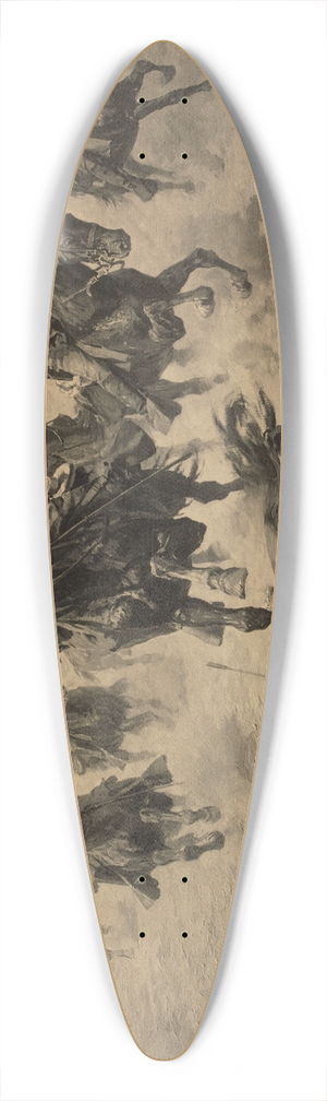 Charles Schreyvogel - How-Kola 39.3 inch art pintail longboard deck