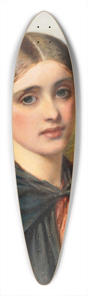 Charles Sillem Lidderdale - Study Of An Irish Head 39.3 inch art pintail longboard deck