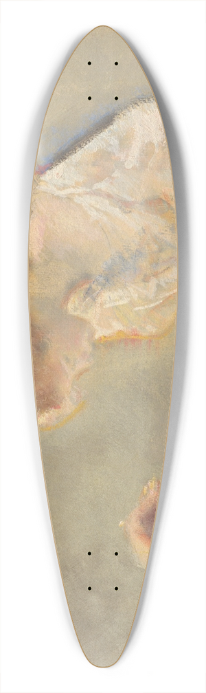 Charles Sims - Child Worship 39.3 inch art pintail longboard deck