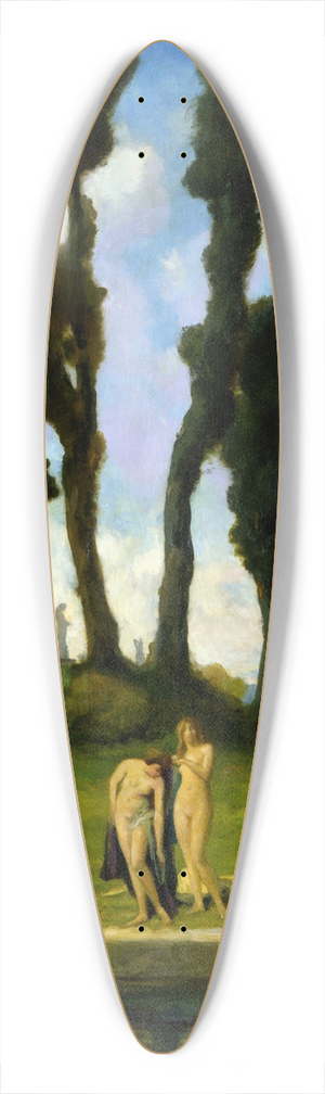 Charles Walter Stetson - After the Bath 39.3 inch art pintail longboard deck