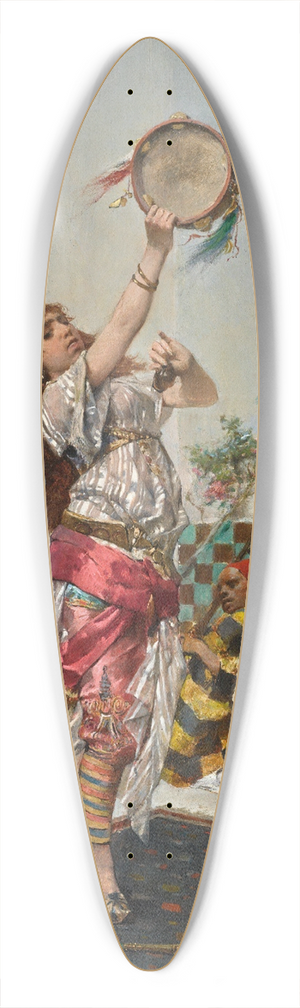 Charles Wilda - The Dancer 39.3 inch art pintail longboard deck