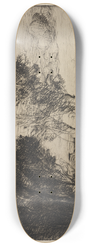 Jean-Baptiste-Camille Corot - In den Dnen 8.25 inch art skate deck