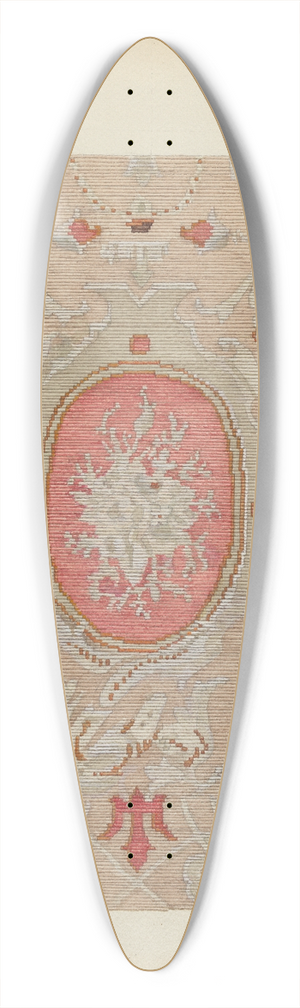 Charlotte Winter - Brussels Carpet 39.3 inch art pintail longboard deck