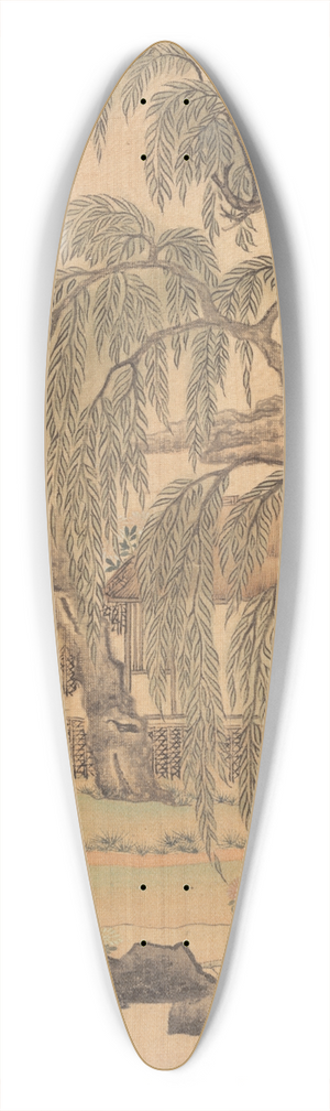 Chen Hongshou - Mr. Five Willows (Wuliu), Tao Yuanming 39.3 inch art pintail longboard deck