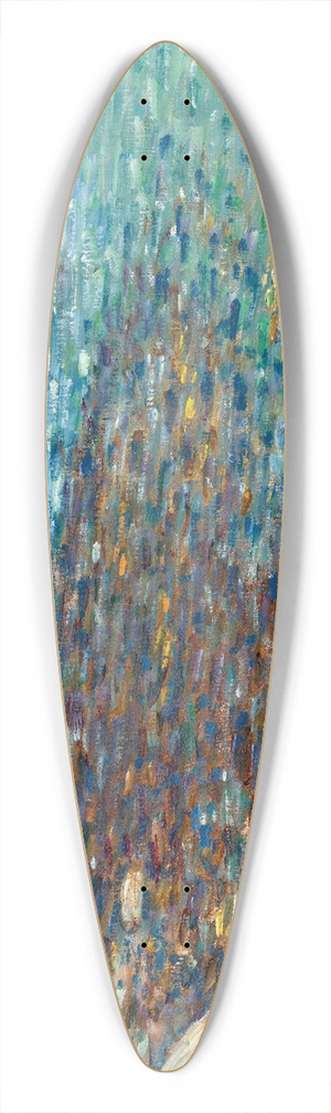 Childe Hassam - Spanish Ledges 39.3 inch art pintail longboard deck