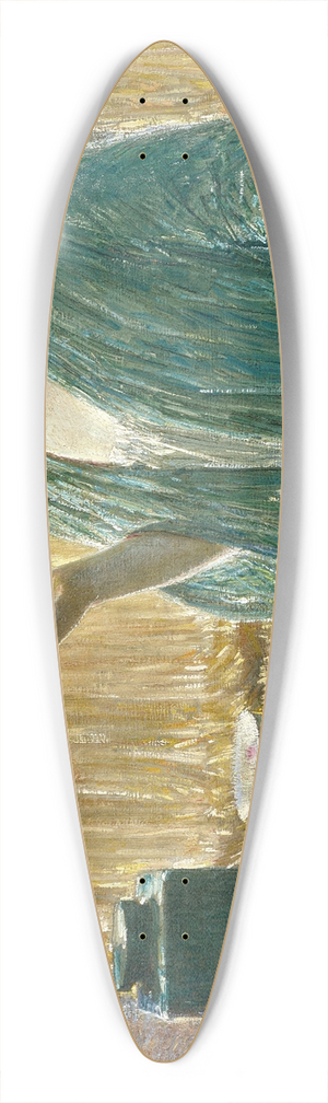 Childe Hassam - Strawberry Tea Set 39.3 inch art pintail longboard deck
