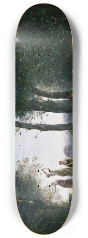Jean-Baptiste-Camille Corot - Le Concert champtre 8.25 inch art skate deck