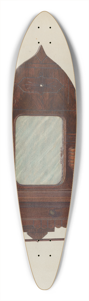 Chris Makrenos - Comb Box 39.3 inch art pintail longboard deck