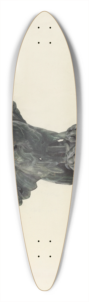 Chris Makrenos - Eagle 39.3 inch art pintail longboard deck