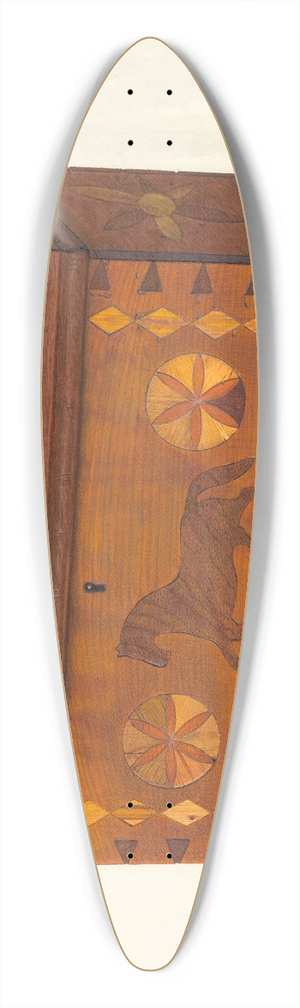 Chris Makrenos - Strong Box 39.3 inch art pintail longboard deck