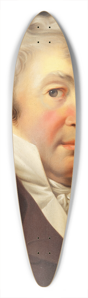 Christian August Lorentzen - Selvportrt 39.3 inch art pintail longboard deck