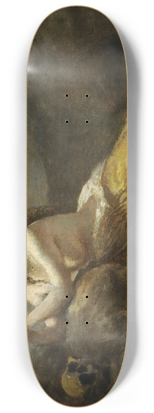 Jean-Baptiste-Camille Corot - Madeleine En Prire 8.25 inch art skate deck