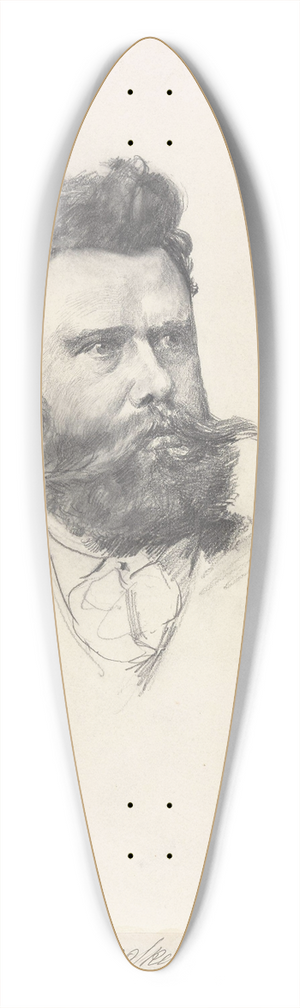 Christian Krohg - Mathias Skeibrok 39.3 inch art pintail longboard deck