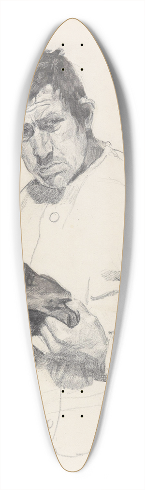 Christian Krohg - Straffange i forhr 39.3 inch art pintail longboard deck
