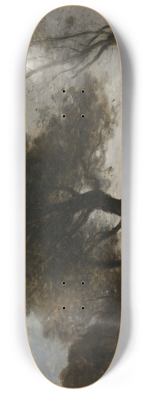 Jean-Baptiste-Camille Corot - Souvenir of Normandy 8.25 inch art skate deck