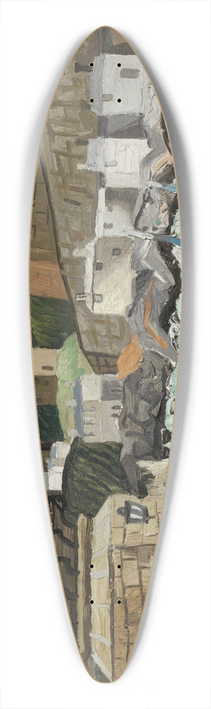 Christopher Wood - St Ives, Cornwall 39.3 inch art pintail longboard deck