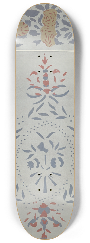 Alvin M. Gully - Stencilled Wall (Detail) 8.25 inch art skate deck